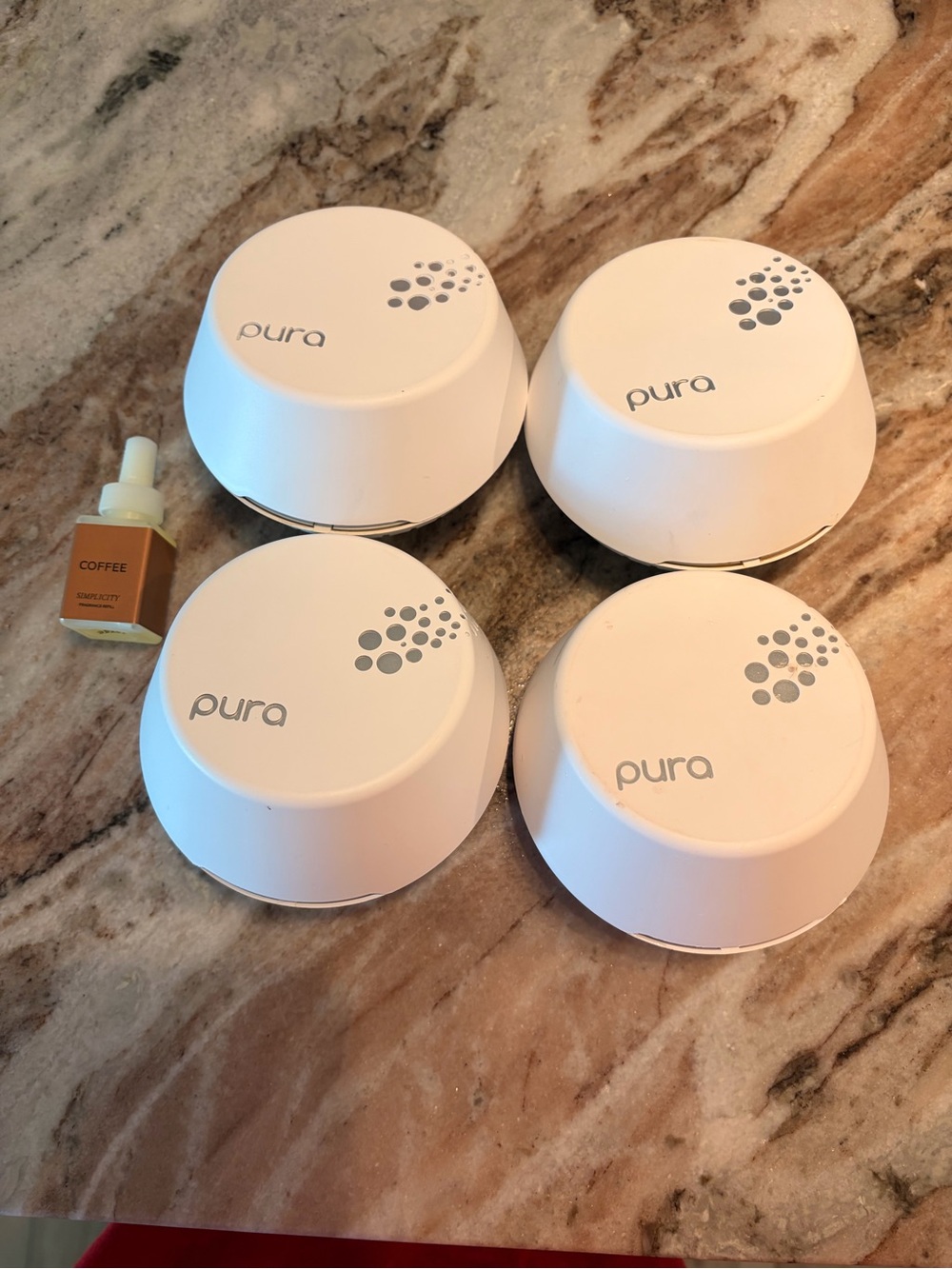 Pura Smart Fragrance Diffuser Pods - White (Set of 4)